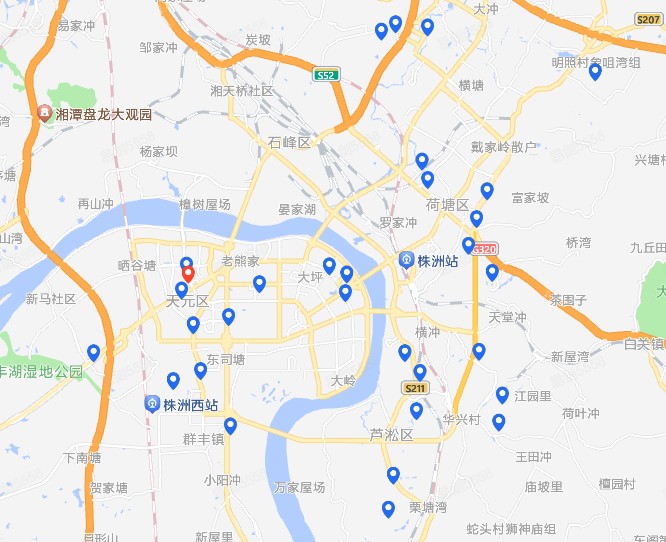 每的生鲜株洲门店分布图